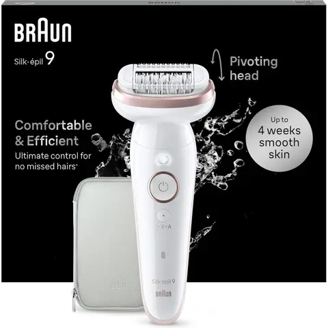 Braun Silk-épil 9 - Epilator - 40 Pincetten Goud Wit