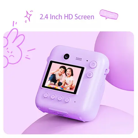 Songdian Instant Print Camera Gifts for Girls Boys  Toys Christmas Birthday Gifts-purple