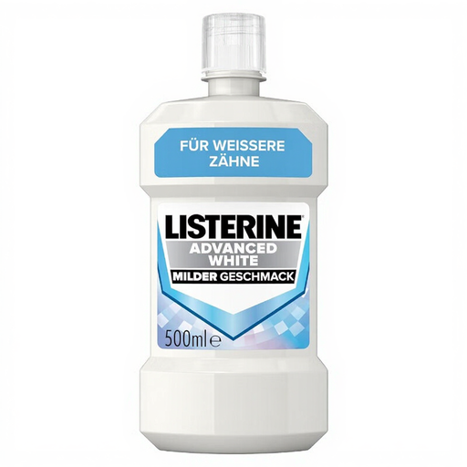 Listerine Mouthwash Advanced White Mild Taste - Premium 500 ml