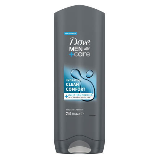 Dove Men+Care Hydrating 3-in-1 Hair Face and Body Wash