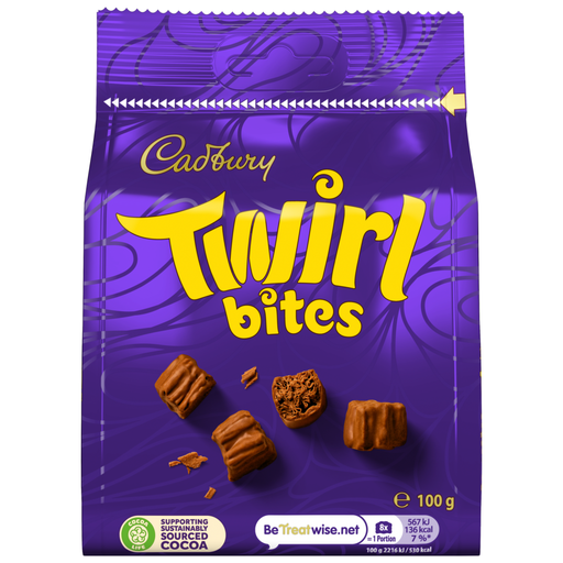 Cadbury Twirl Bites 100g bag