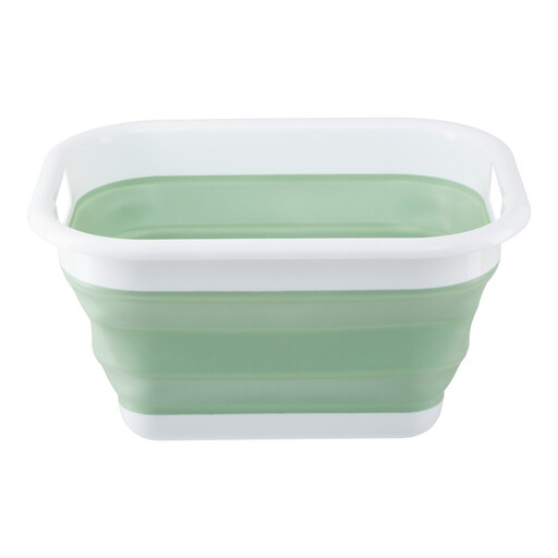 Maison by Premier Collapsible Sage White Laundry Basket