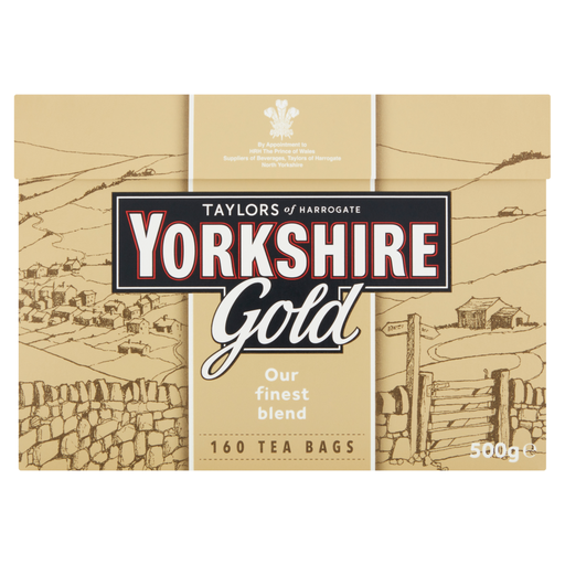 Taylors of Harrogate Yorkshire Gold 160 Tea Bags 500g