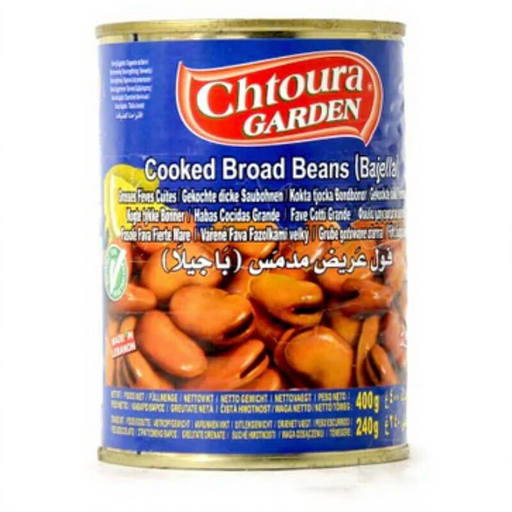 Chtoura Garden Cooked Broad Beans in Brine 400g Turkish