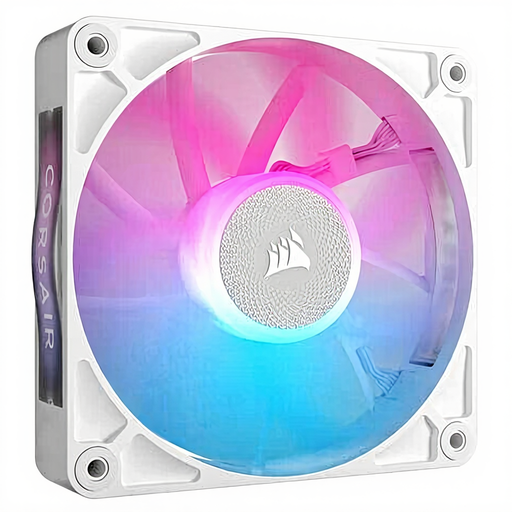 Corsair iCUE LINK RX120 RGB Computer Case Fan, 12cm, White, 1 Piece