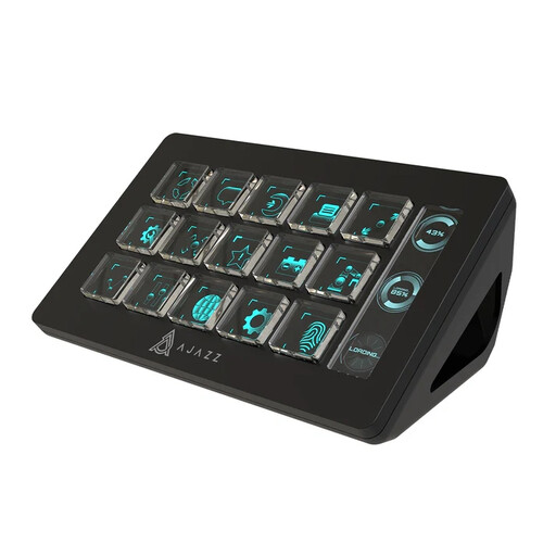 Black AJAZZ AKP153 Studio Controller with 15 macro buttons