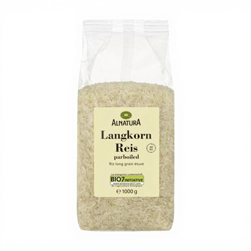 Alnatura Organic Long-Grain Rice Parboiled 1kg