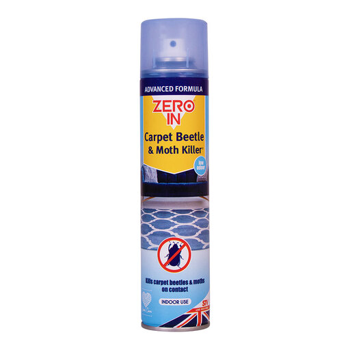 Zero In Carpet Beetle and Moth Killer Spray 300ml