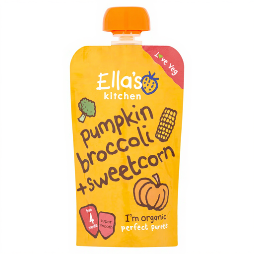 Ella's Kitchen Pumpkin, Broccoli & Sweetcorn 4+ Months