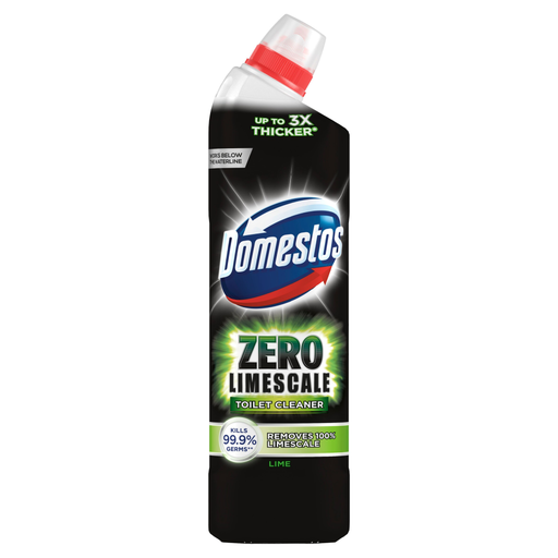 Domestos Zero Limescale Toilet Cleaner, Lime