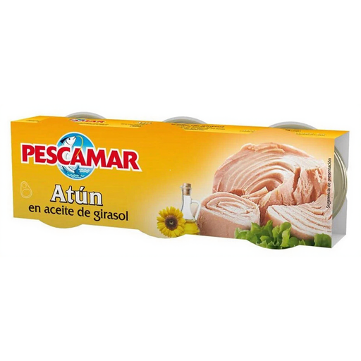 Pescamar Tuna in sunflower Oil 3x80g