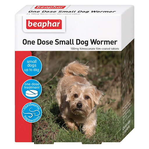 Beaphar Wormer One Dose Small Dogs