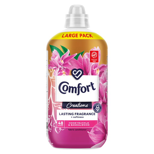 Comfort Creations Fabric Conditioner Honeysuckle & Sandalwood 48 washes 1.44L