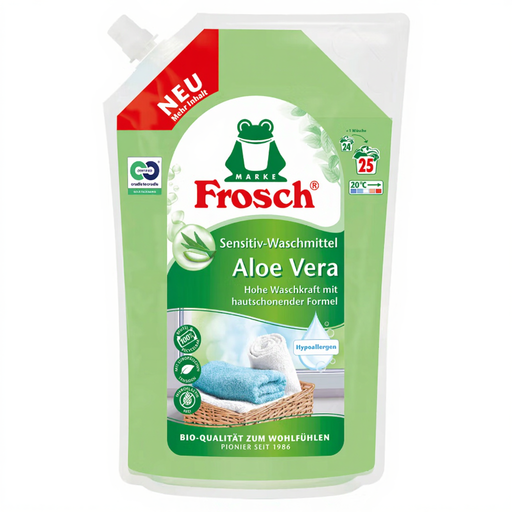 Frosch Liquid Laundry Detergent Aloe Vera Sensitive 1.5L 25WL