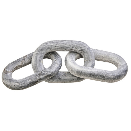Fifty Five South Sculpture Nason Chain Marble Grey