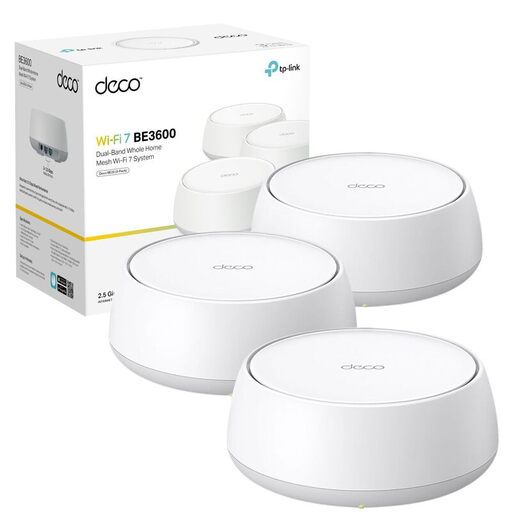TP-Link Deco BE25 three-pack mesh system