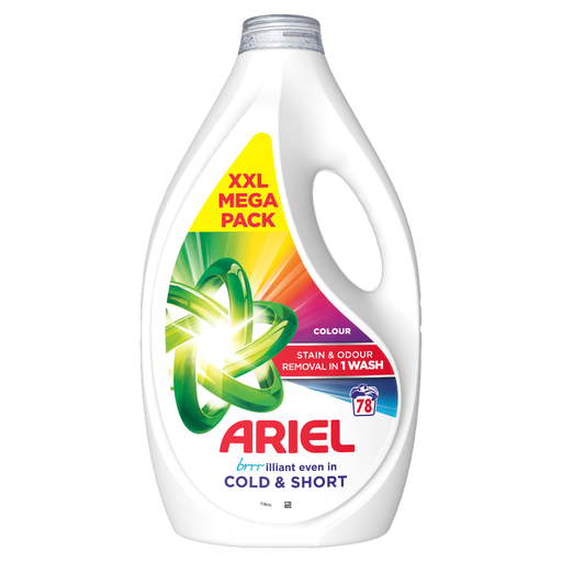 Ariel Liquid Detergent, Colour, 78 Washes