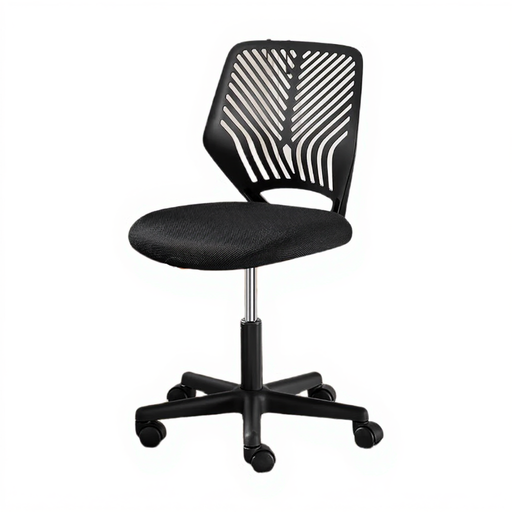 Yaheetech Bürostuhl ohne Armlehnen Drehstuhl