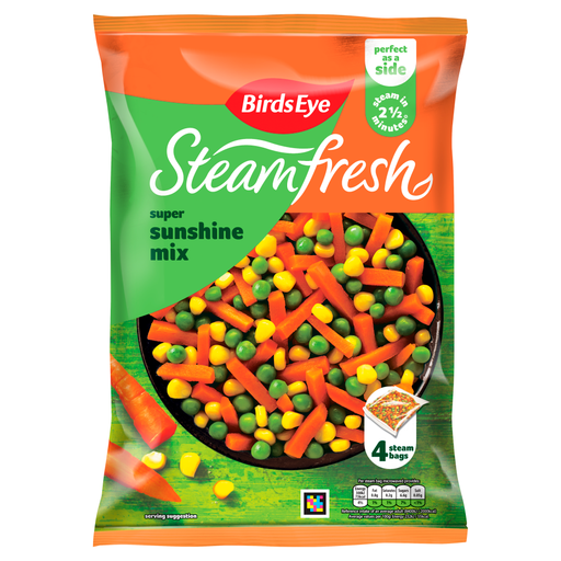 Birds Eye Steamfresh Super Sunshine Mix four steam bags, 540g