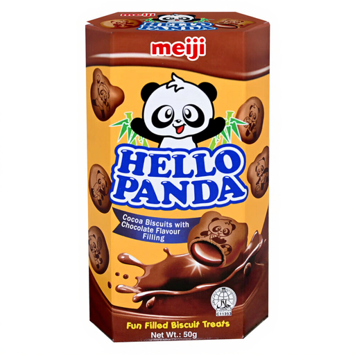Meiji Hello Panda Double Chocolate Biscuits 50g