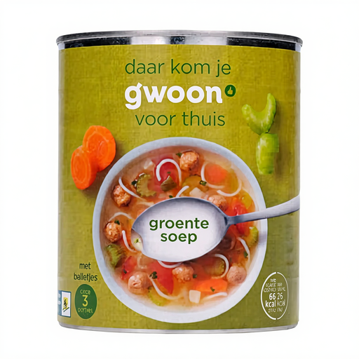 G'woon Groentesoep met Balletjes