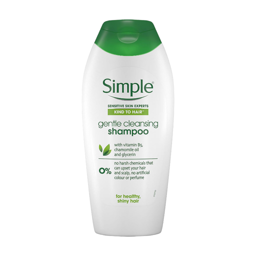 Simple Kind To Hair Shampoo Gentle Cleansing 400ml