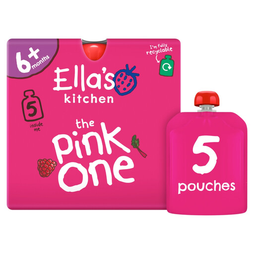 Ella's Kitchen The Pink One multipack, 5 x 90g