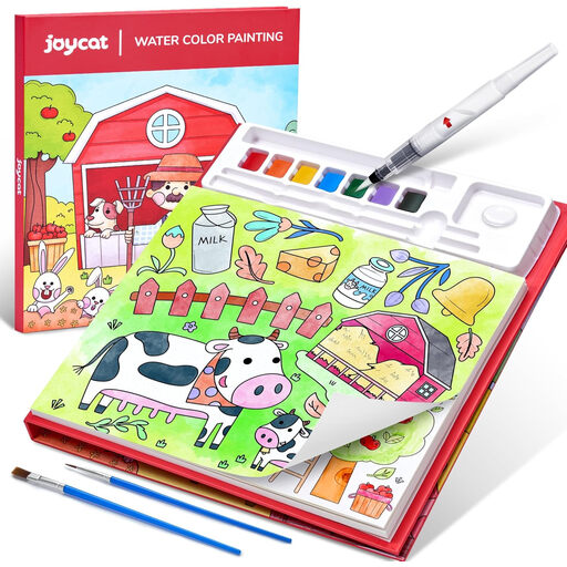 Farm Series Paint with Water Colouring Books