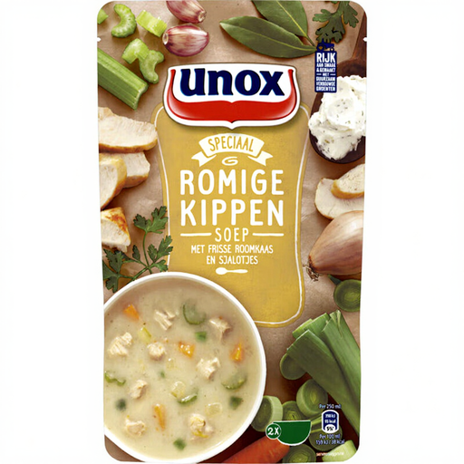 Unox Creamy Chicken Soup in a pouch
