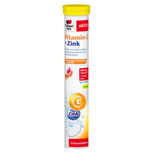 Doppelherz Active Vitamin C + Zinc Effervescent Tablets