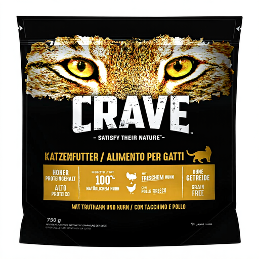 CRAVE 无谷猫粮 - 火鸡与鸡肉口味