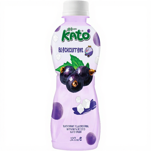 KATO Blackcurrant Juice with Nata de Coco 320ml