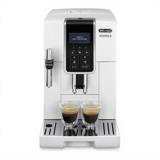 De'Longhi Dinamica ECAM350.35.W Fully Automatic Coffee Machine – White