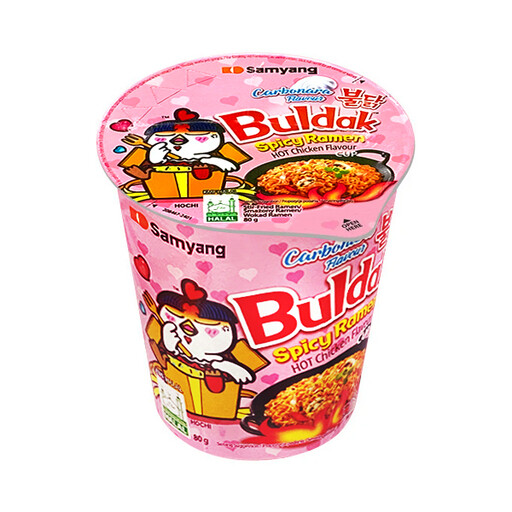 Samyang Hot Chicken Cup Ramen Carbonara 80G
