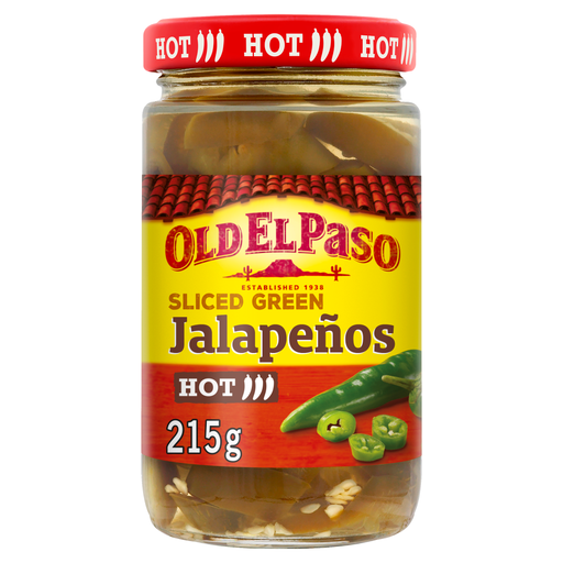 Old El Paso Sliced Green Jalapenos 215 g