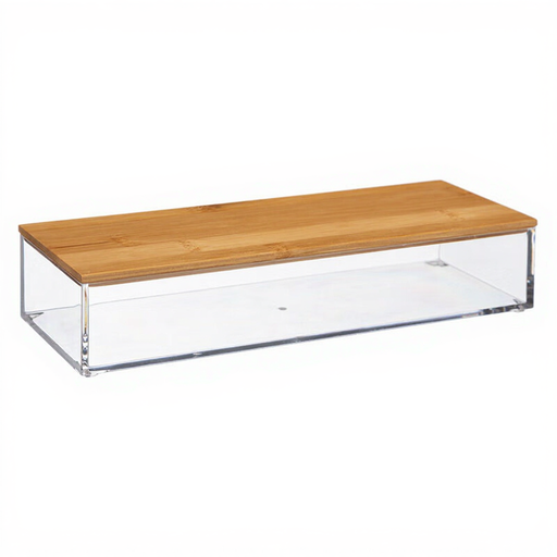 Bo?te de rangement rectangulaire Selena en bambou