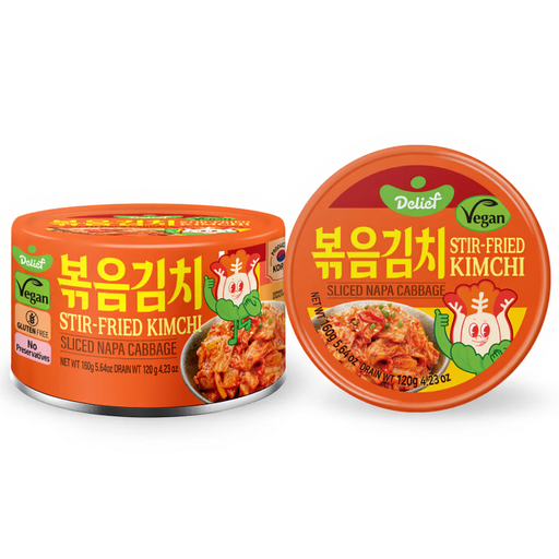 Delief Stir-Fry Cabbage Kimchi Can 160g