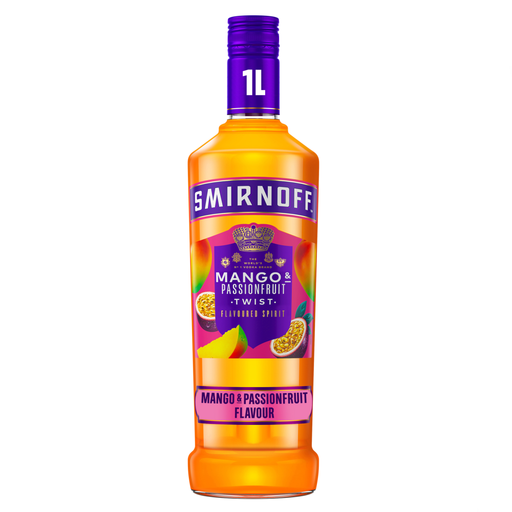 Smirnoff Mango & Passionfruit Twist Vodka Based Flavoured Spirit Drink 35%Vol 1L