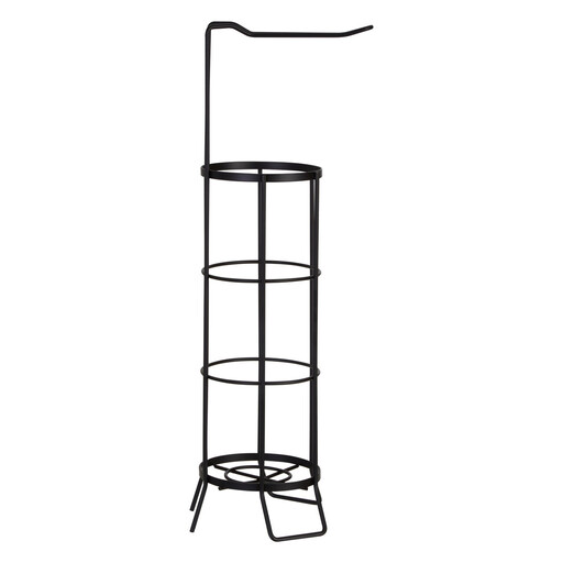 Maison by Premier Linnea Black Toilet Roll Holder