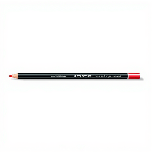 STAEDTLER Lumocolor Permanent Glasochrom Red Glass-Marking Pencil
