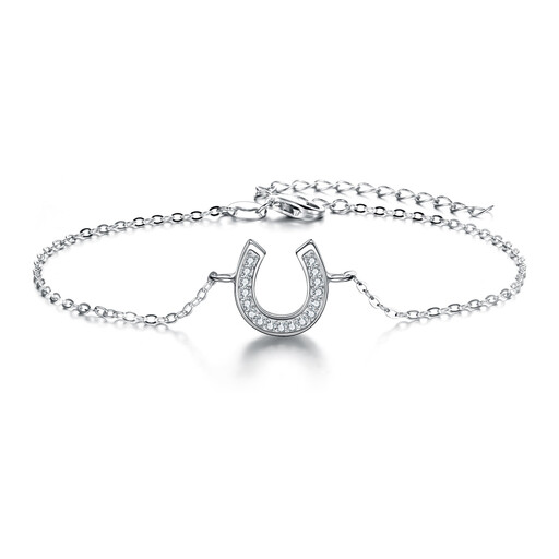 Ever Faith Lucky Horseshoe Bracelet