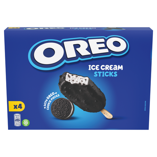 Oreo ice-cream sticks, pack of four