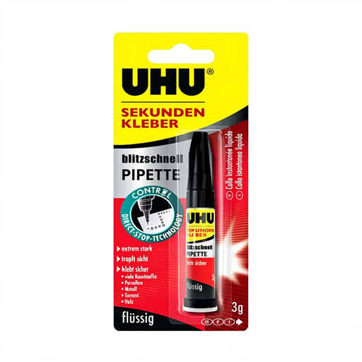 UHU Super Glue Liquid Pipette 3g