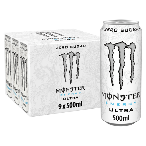 MONSTER ENERGY Drink Ultra Zero Sugar 9 Pack