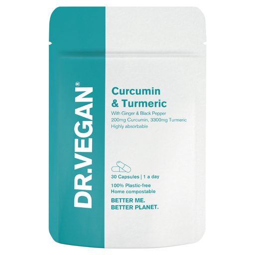 DR.VEGAN Curcumin & Turmeric with Ginger & Black Pepper