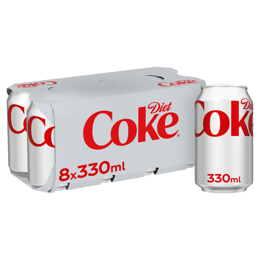 Diet Coke 8 × 330ml cans