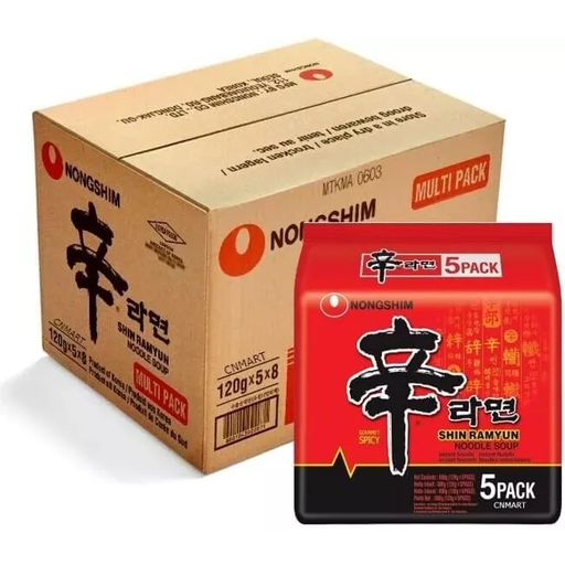 NongShim Shin Ramyun Noodle Soup Box