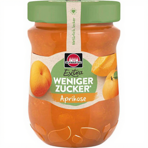 Schwartau Extra Less Sugar Apricot 300g