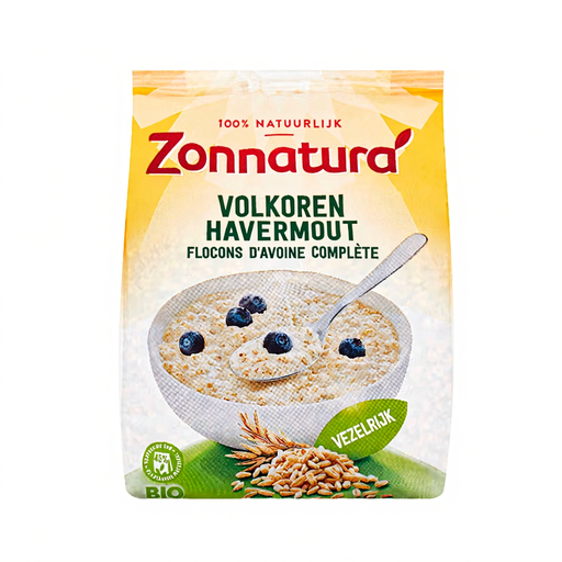 Zonnatura Organic Whole Wheat Oatmeal - 500 g