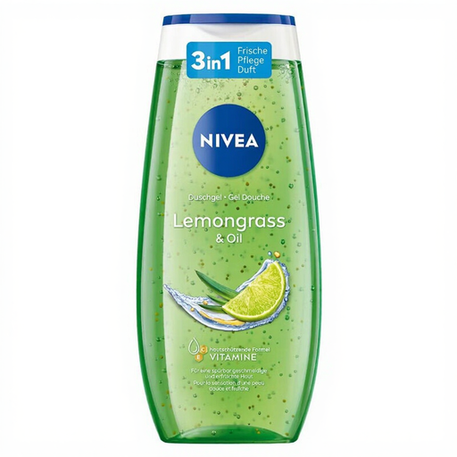 NIVEA 3-in-1 Shower Gel - Lemongrass & Oil